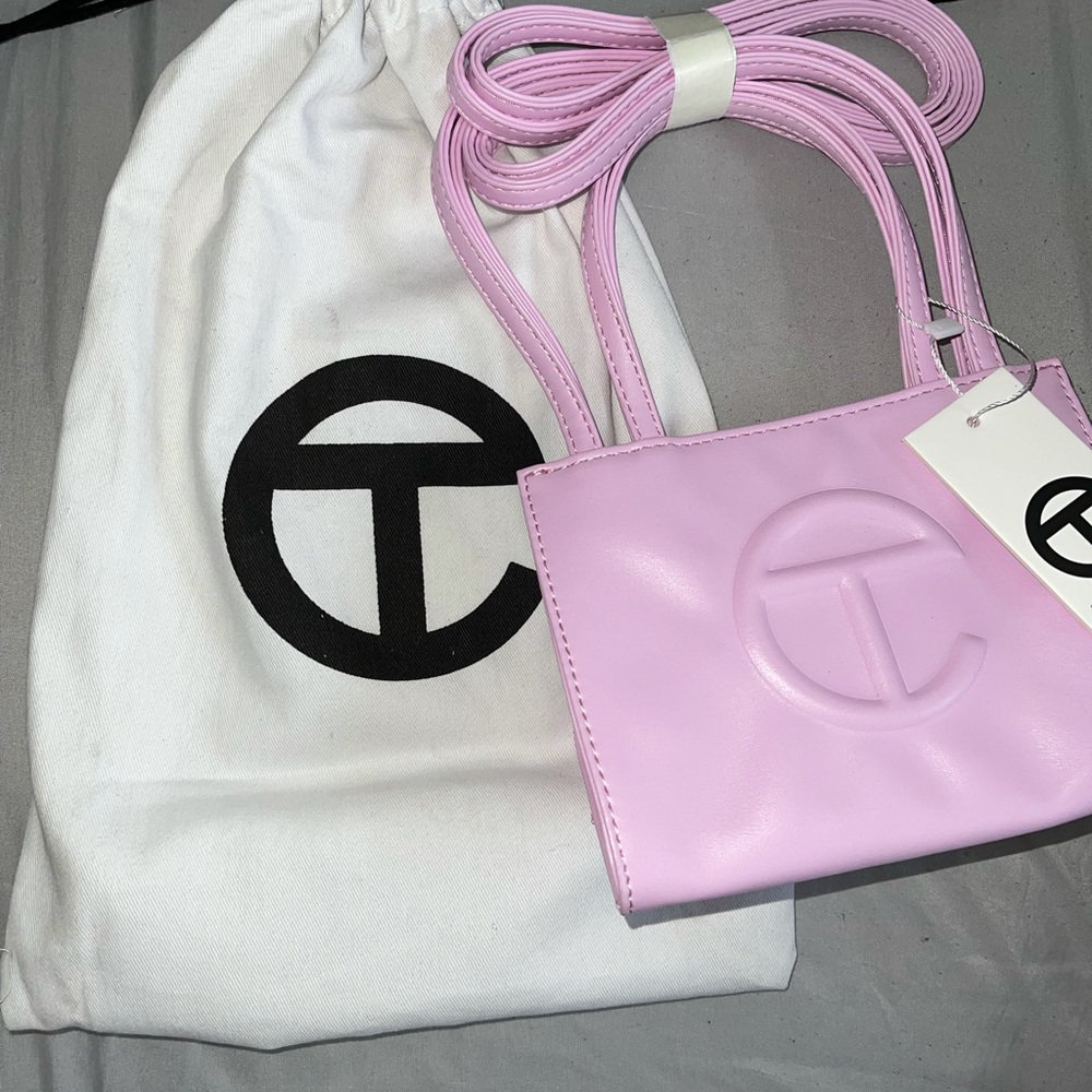 (Not In Stock) Small bubblegum pink teflar shopping bag